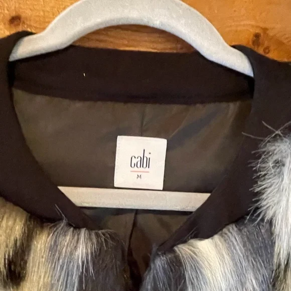 CAbi Frosty Faux Fur Vest Style 3380 - Picture 3 of 4